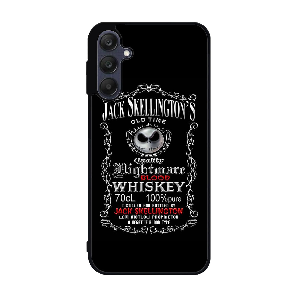 Jack Skellington Blood Whiskey Samsung Galaxy A25 5G Case BC0507