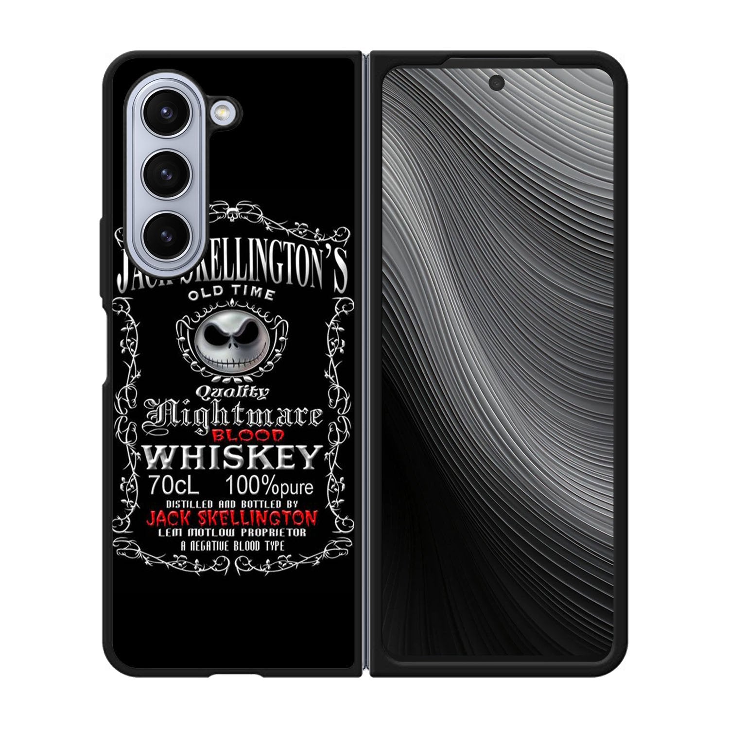 Jack Skellington Blood Whiskey Case Samsung Galaxy z Fold 5 5G BC0507