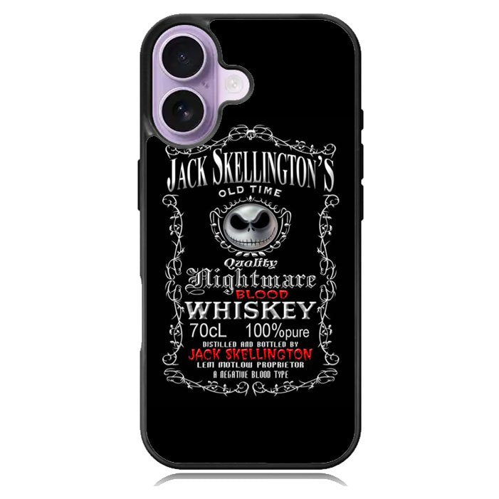 Jack Skellington Blood Whiskey iPhone 17 Case BC0507