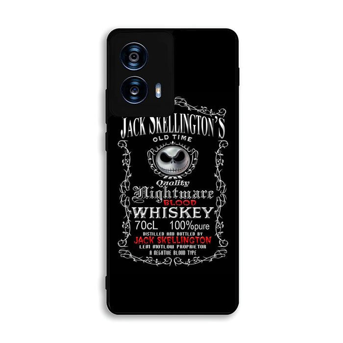 Jack Skellington Blood Whiskey Motorola Moto G Power 5G 2024 Case BC0507