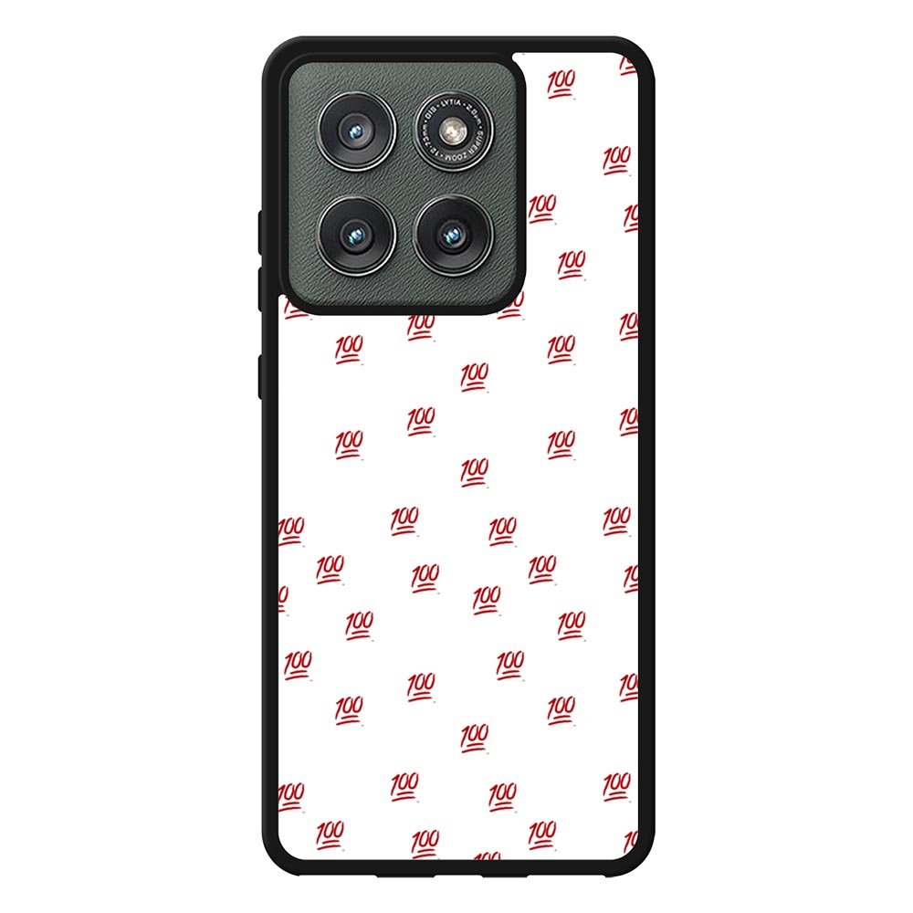 Keep It One Hunnit 100 Emoji Case Motorola Moto Edge 2025 BC0509
