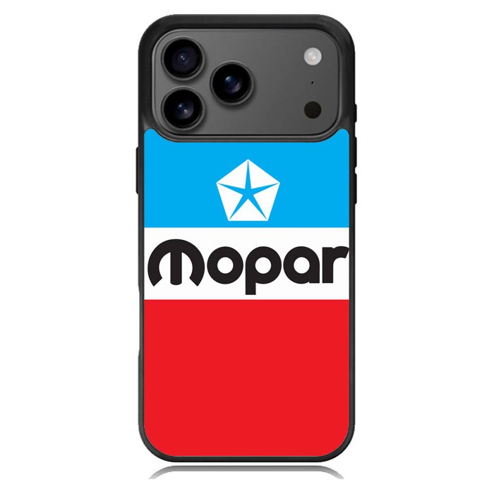 Mopar Black Logo iPhone 17 Pro Case BC0513