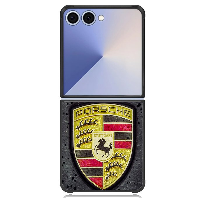porsche emblem X5624 Samsung Galaxy Z Flip 7 Case