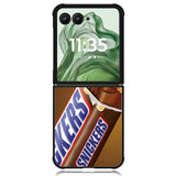 Snickers Candy Bar Chocolate X5658 Motorola Moto Razr+ Plus 2024/2025 Case, Motorola Razr 50 Ultra/50s Ultra Case