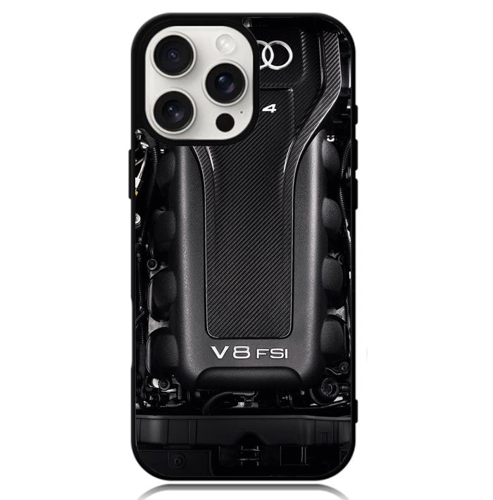 Audi RS 4 engine Case iPhone 16 Pro BC0473