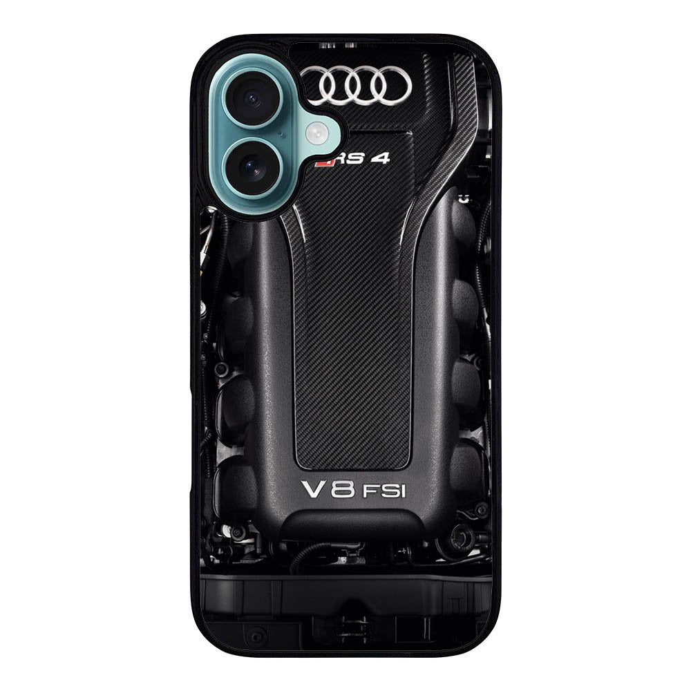 Audi RS 4 engine Case iPhone 16 Plus BC0473