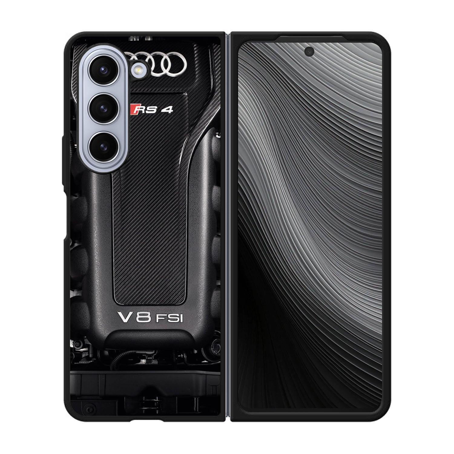 Audi RS 4 engine Case Samsung Galaxy z Fold 5 5G BC0473