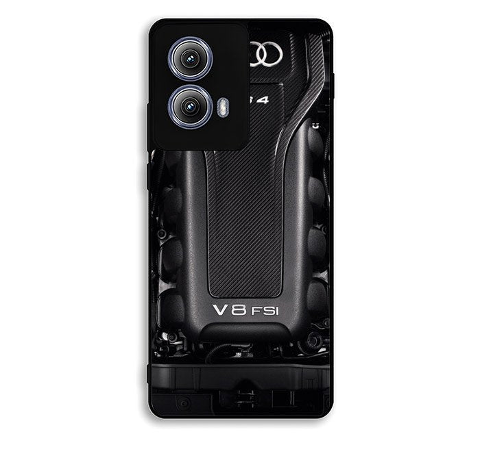Audi RS 4 engine Motorola Moto Edge 2024 Case BC0473