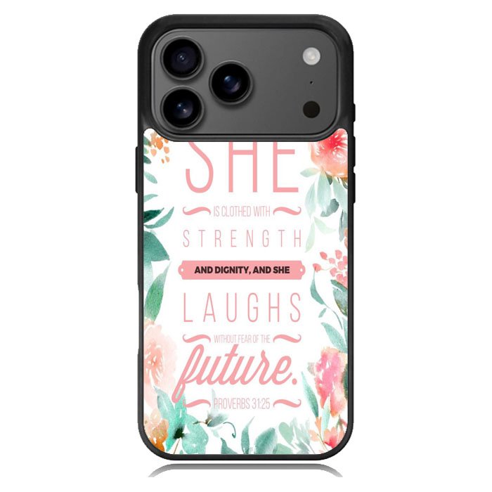 Biblical Proverb iPhone 17 Pro Case BC0474