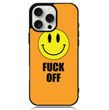 Fuck Off Smiley Case iPhone 16 Pro BC0489