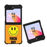 Fuck Off Smiley Case Samsung Galaxy Z Flip 5 5G BC0489