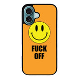Fuck Off Smiley Case iPhone 16 Plus BC0489