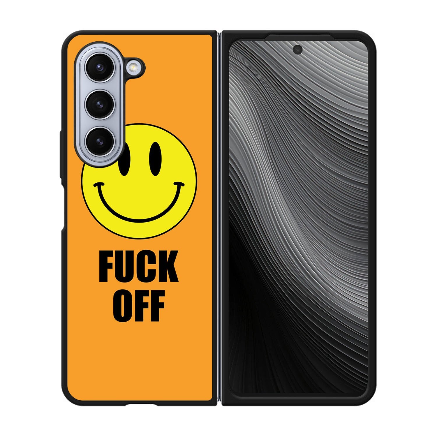 Fuck Off Smiley Case Samsung Galaxy z Fold 5 5G BC0489
