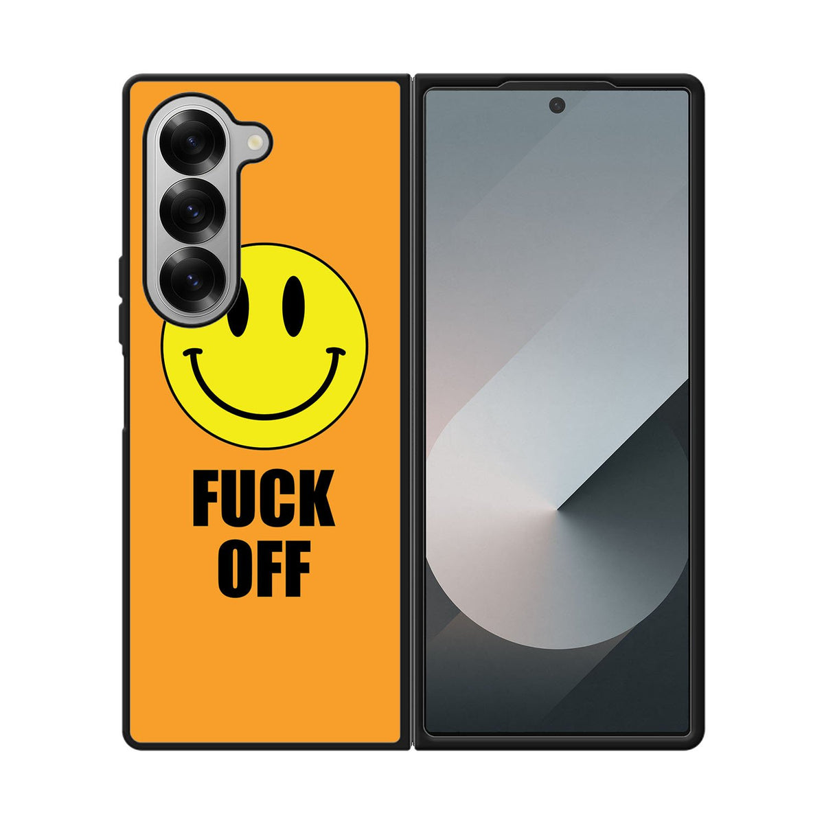 Fuck Off Smiley Case Samsung Galaxy Z Fold 6 5G BC0489