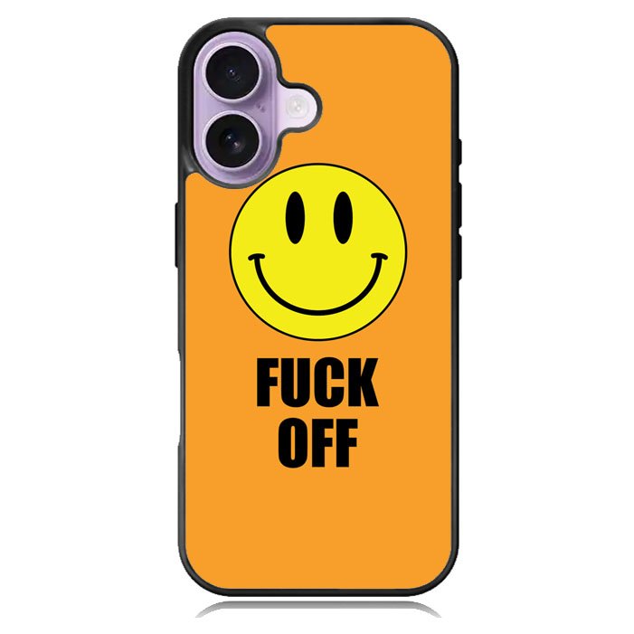 Fuck Off Smiley iPhone 17 Case BC0489
