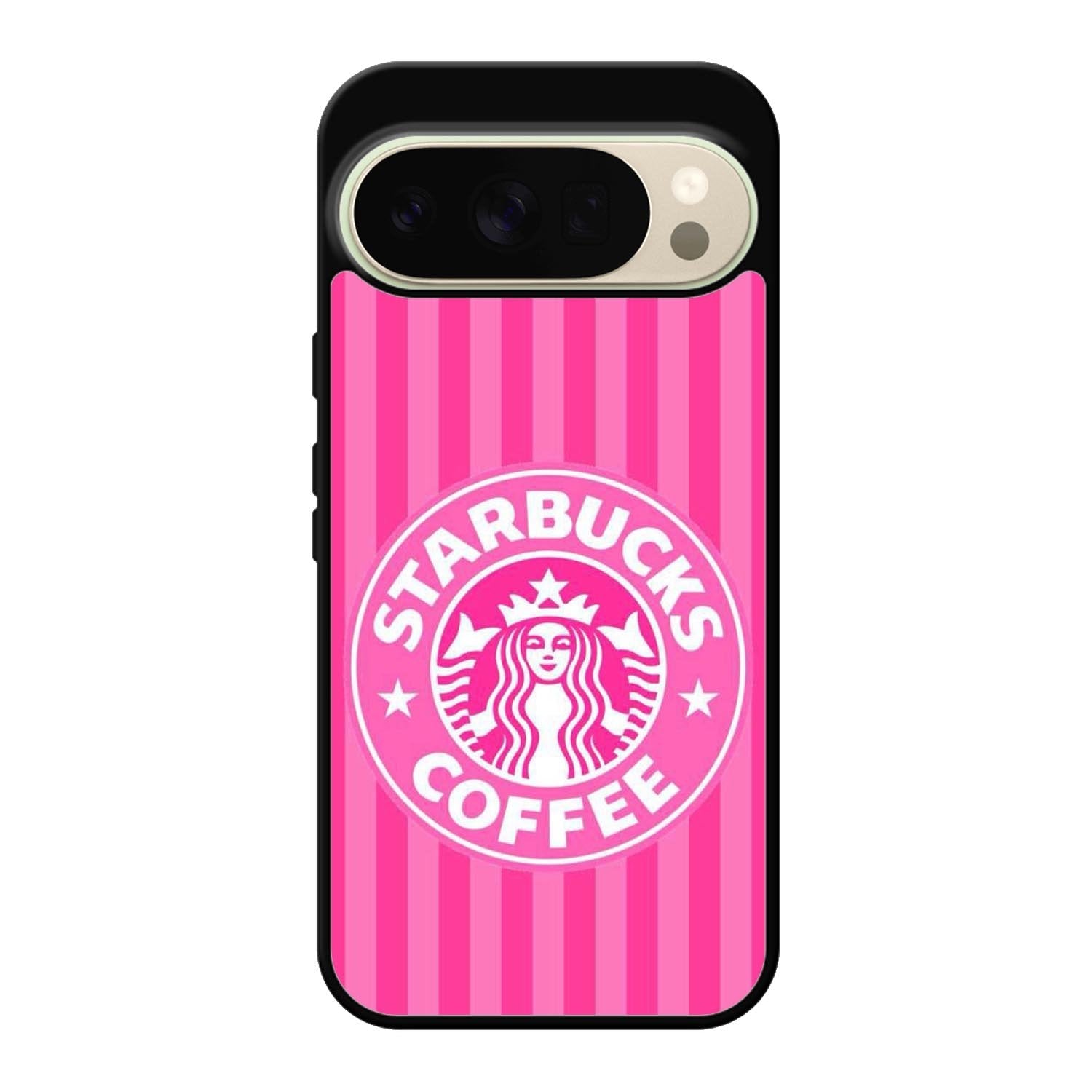 Starbucks Pink Stripes X5719 Google Pixel 10 Pro Case