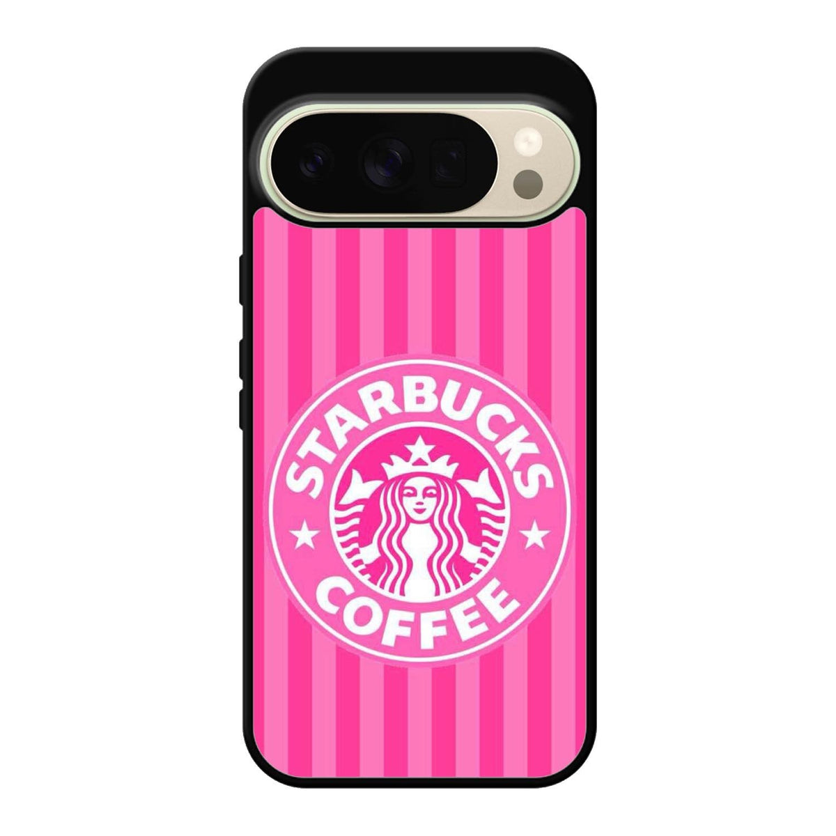 Starbucks Pink Stripes X5719 Google Pixel 10 Pro Case
