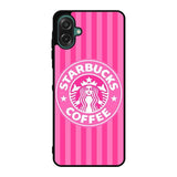 Starbucks Pink Stripes X5719 Samsung Galaxy A07 Case