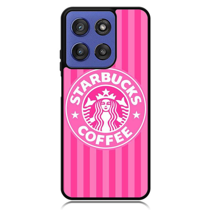 Starbucks Pink Stripes X5719 Motorola Moto G Stylus 5G 2025 Case
