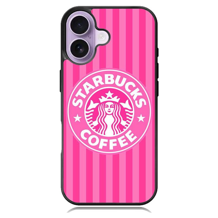 Starbucks Pink Stripes X5719 iPhone 17 Case