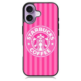 Starbucks Pink Stripes X5719 iPhone 17 Case