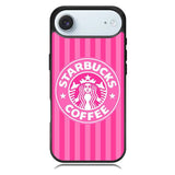 Starbucks Pink Stripes X5719 iPhone 17 Air Case