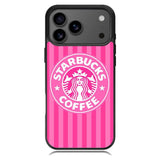 Starbucks Pink Stripes X5719 iPhone 17 Pro Case
