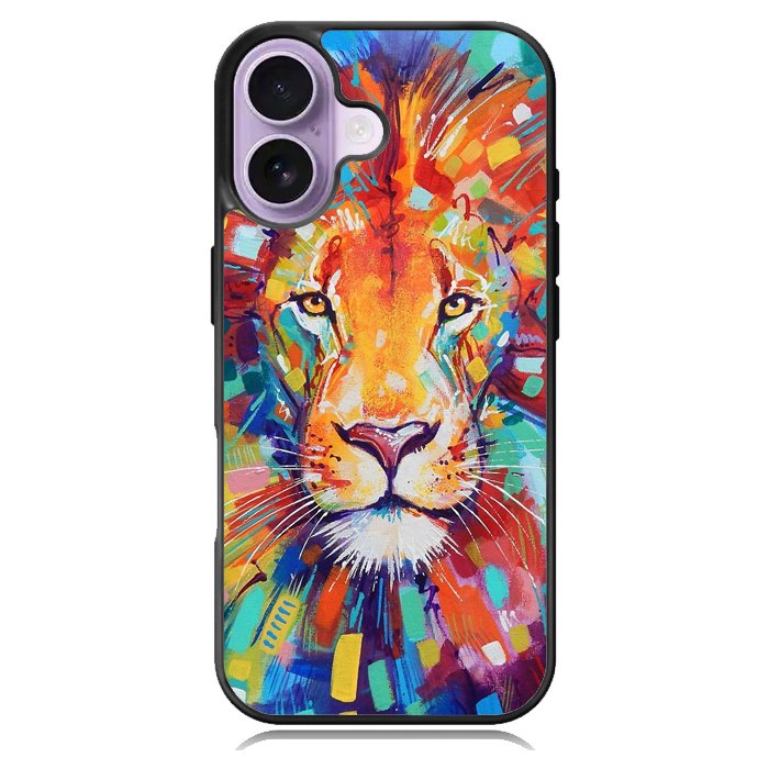 Abstract Lion X5731 iPhone 17 Case