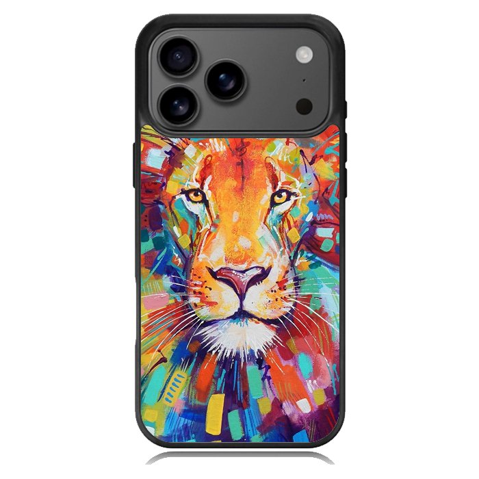 Abstract Lion X5731 iPhone 17 Pro Case