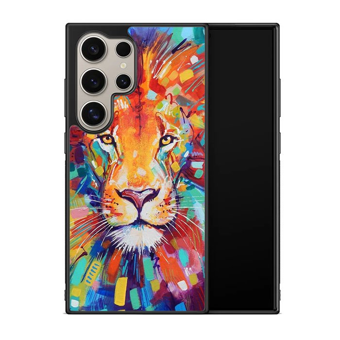 Abstract Lion X5731 Samsung Galaxy S24 Ultra 5G Case