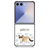 Anatomy Of A Grumpy Kitty X5744 Samsung Galaxy Z Flip 7 Case