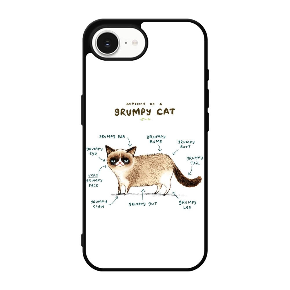 Anatomy Of A Grumpy Kitty X5744 iPhone 17e Case