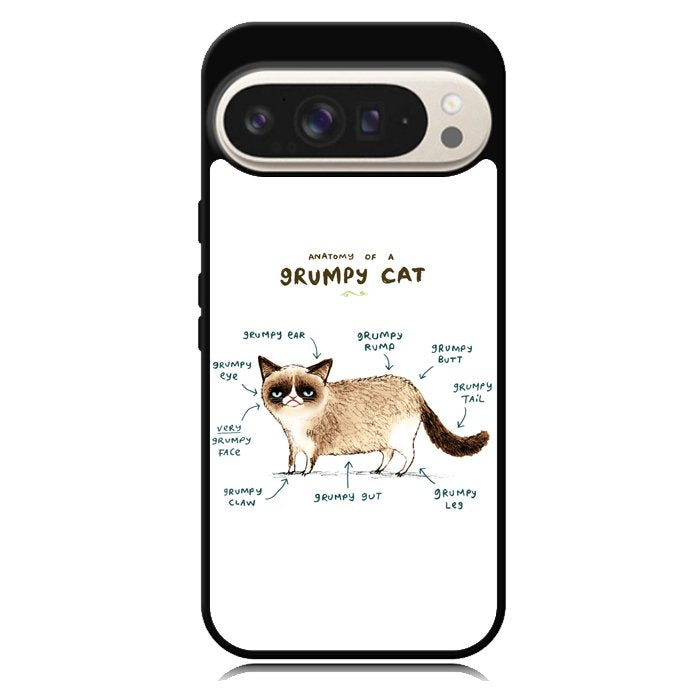 Anatomy Of A Grumpy Kitty X5744 Google Pixel 10 Pro XL Case