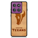 houston texans wood X5738 Motorola Moto Edge 2025 | Moto Edge 60 Fusion | Moto Edge 60 Pro Case