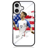 Christian Pulisic USA X5788 iPhone 16 Plus Case