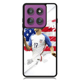 Christian Pulisic USA X5788 Motorola Moto Edge 2025 | Moto Edge 60 Fusion | Moto Edge 60 Pro Case