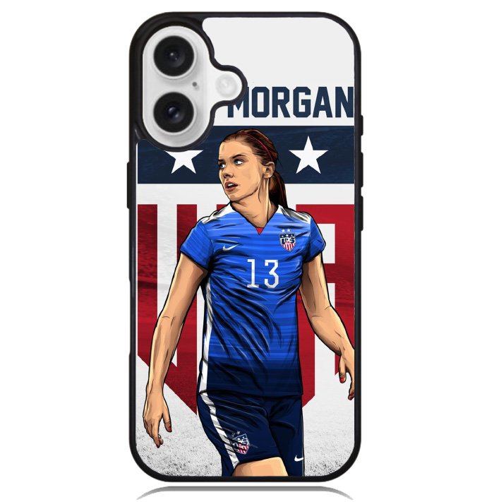 Alex Morgan Soccer Case iPhone 16 BC0526