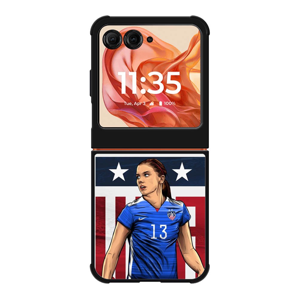 Alex Morgan Soccer Motorola Moto Razr 2025/2024 , Moto Razr 60/50 Case BC0526