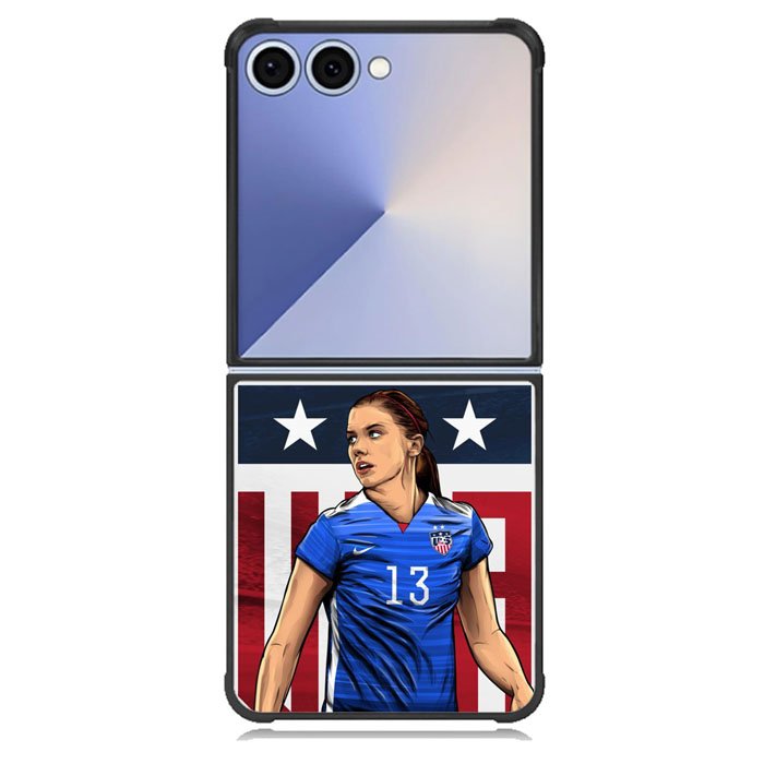Alex Morgan Soccer Samsung Galaxy Z Flip 7 Case BC0526