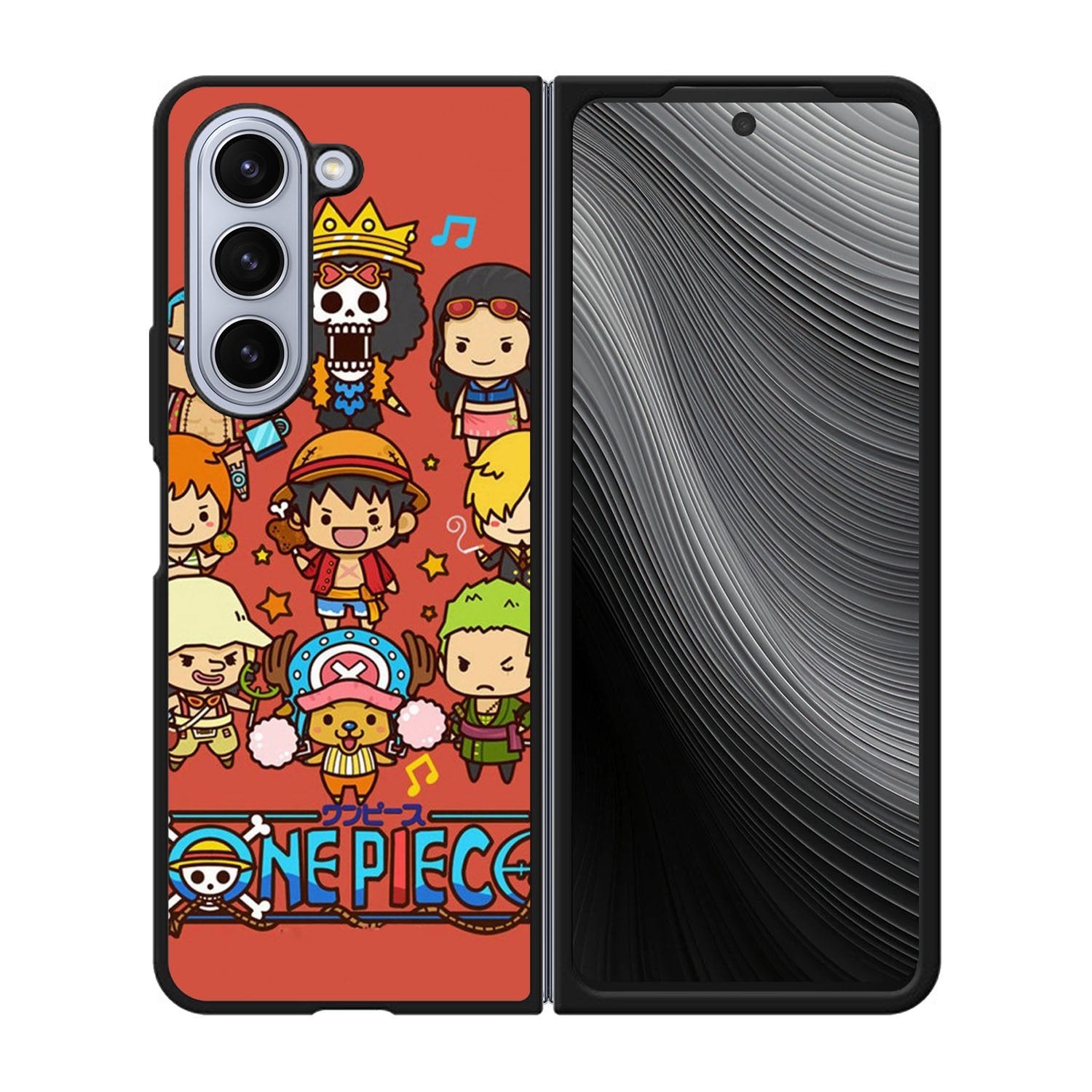 Cute One Piece Cartoon Case Samsung Galaxy z Fold 5 5G BC0533