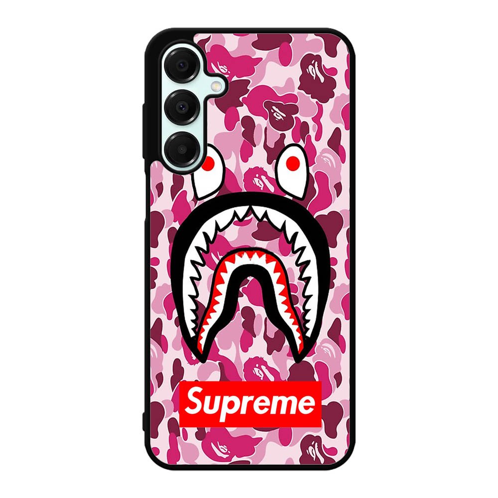 Shark Face Pink Camo Samsung Galaxy A16 Case BC0550