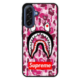 Shark Face Pink Camo Samsung Galaxy A17 5G Case BC0550