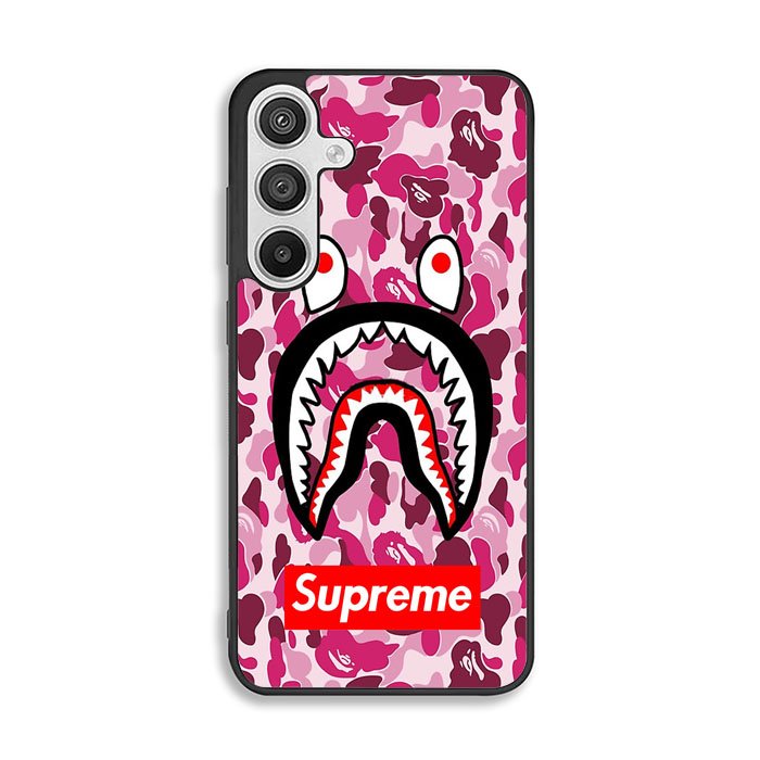 Shark Face Pink Camo Samsung Galaxy A26 5G Case BC0550