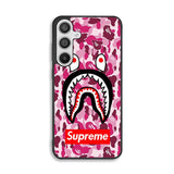 Shark Face Pink Camo Samsung Galaxy A26 Case BC0550