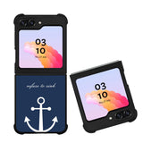 blue anchor Case Samsung Galaxy Z Flip 5 5G BC0588