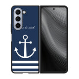 blue anchor Case Samsung Galaxy z Fold 5 5G BC0588