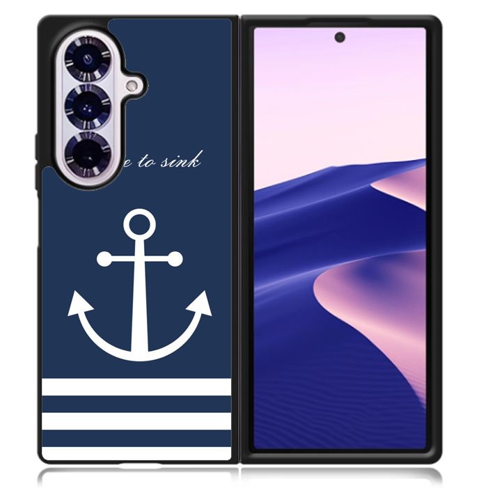 blue anchor Samsung Galaxy Z Fold 7 5G Case BC0588