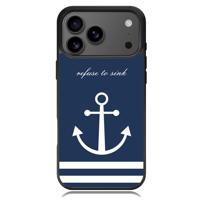 blue anchor iPhone 17 Pro Max Case BC0588