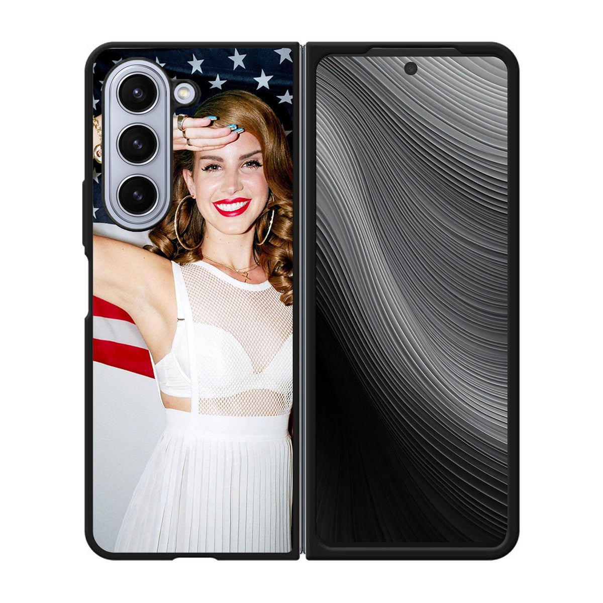 Lana Del Rey American Flag Case Samsung Galaxy z Fold 5 5G BC0539