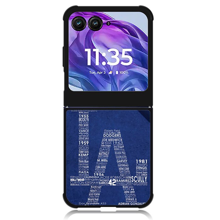 Los Angeles Dodgers LA Motorola Moto Razr 2024 , Moto Razr 50 Case